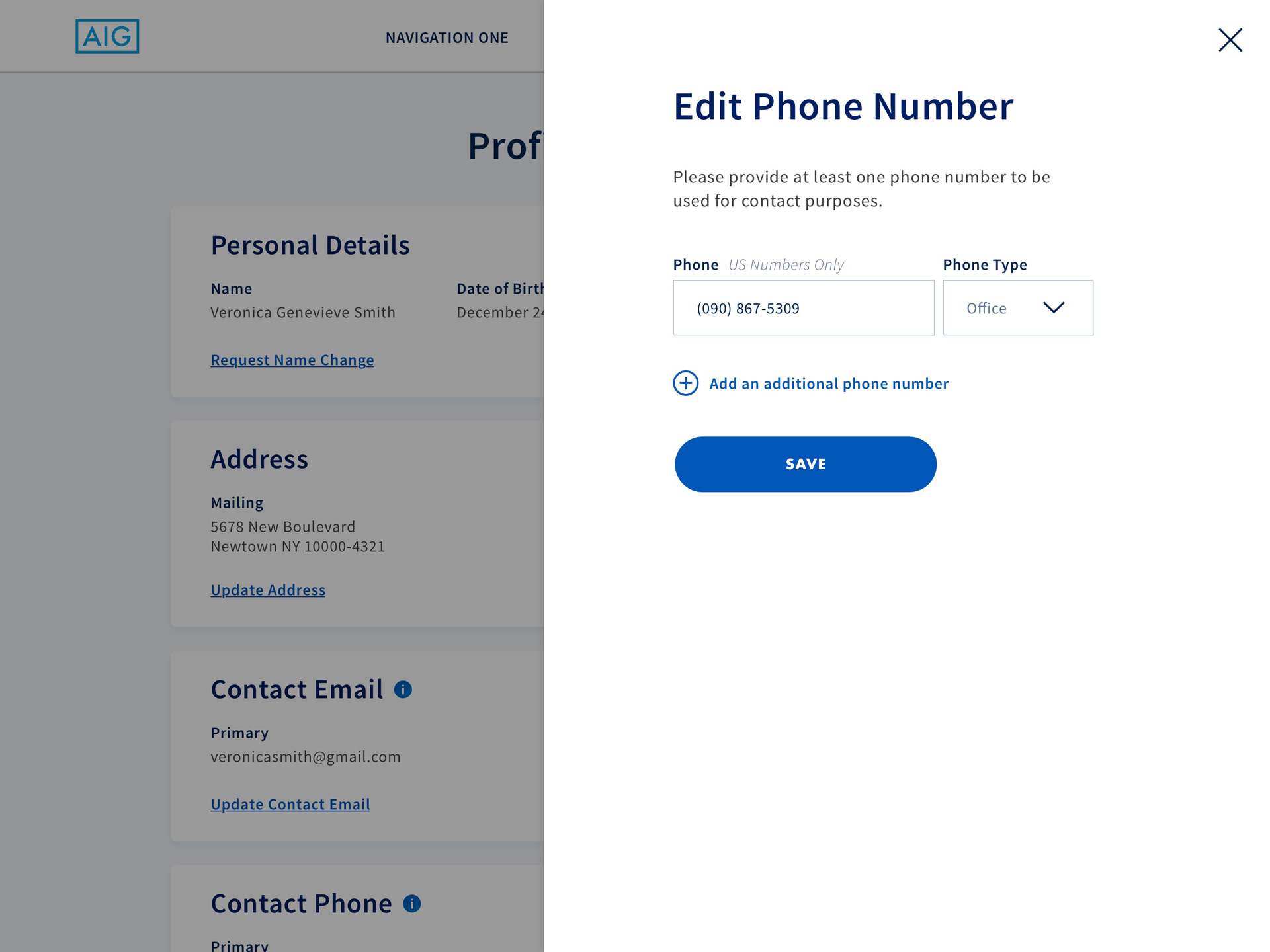Pensions: Edit Profile Comp (Phone)